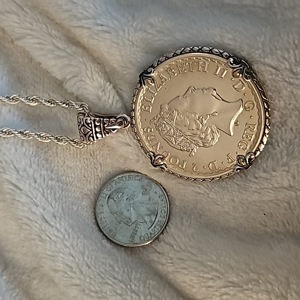 Sterling silver pendant - Picture 2 of 4